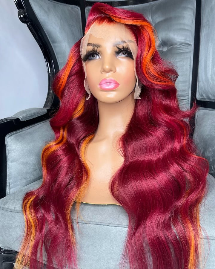 APPLE SPICE lace wig TRESSES X SANDRINE