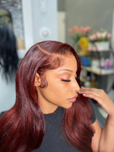 Load image into Gallery viewer, Chocolate Burgundy Hd wig