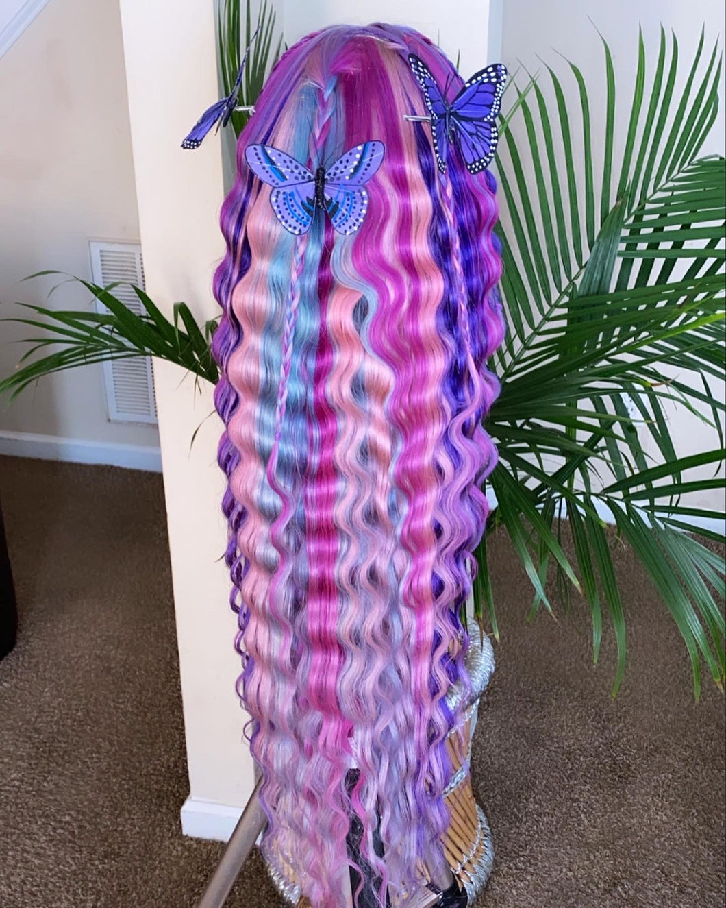 Plum fusion Full Lace wig