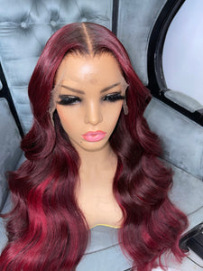 ‘DARK LAVA 2.0’ custom color HD lace wig