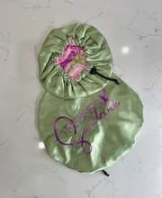 Load image into Gallery viewer, ‘TRESSES X SANDRINE’ MATCHING SATIN INTERCHANGEABLE CHILD BONNETS