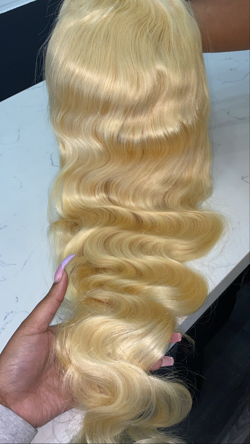 RAW BODY WAVE LACE FRONTAL WIG