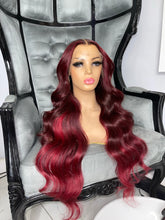 Load image into Gallery viewer, ‘DARK LAVA 2.0’ custom color HD lace wig