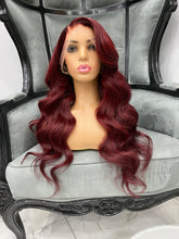 Load image into Gallery viewer, ‘DARK LAVA’ full lace wig