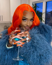 Load image into Gallery viewer, ‘ORANGE SPICE’ lace wig