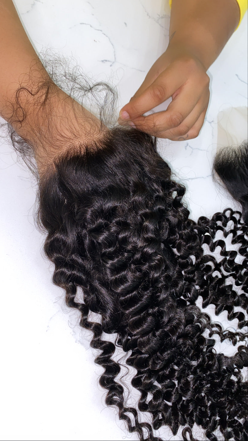 CURLY HD LACE FRONTAL
