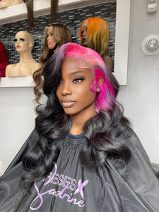 ‘PINK BOMB’ lace wig