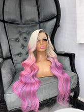 Load image into Gallery viewer, ‘LIFE IN PLASTIC’ custom full lace wig